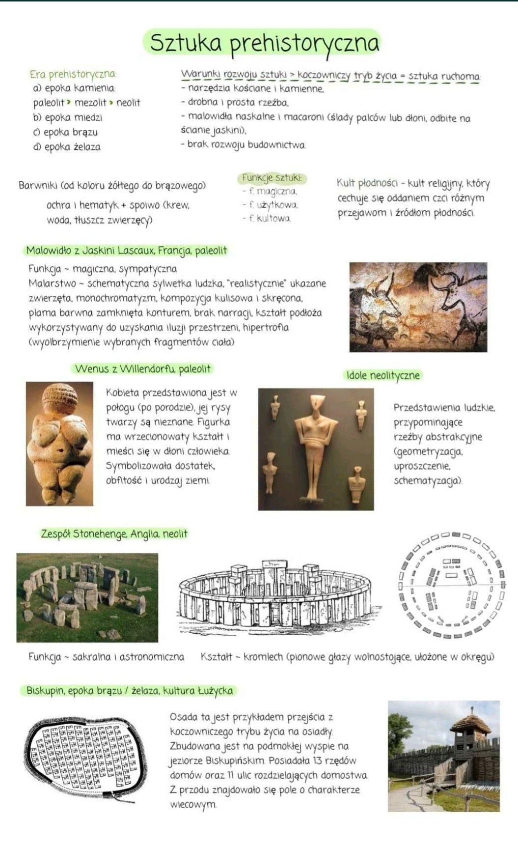 Notatki maturalne historia sztuki