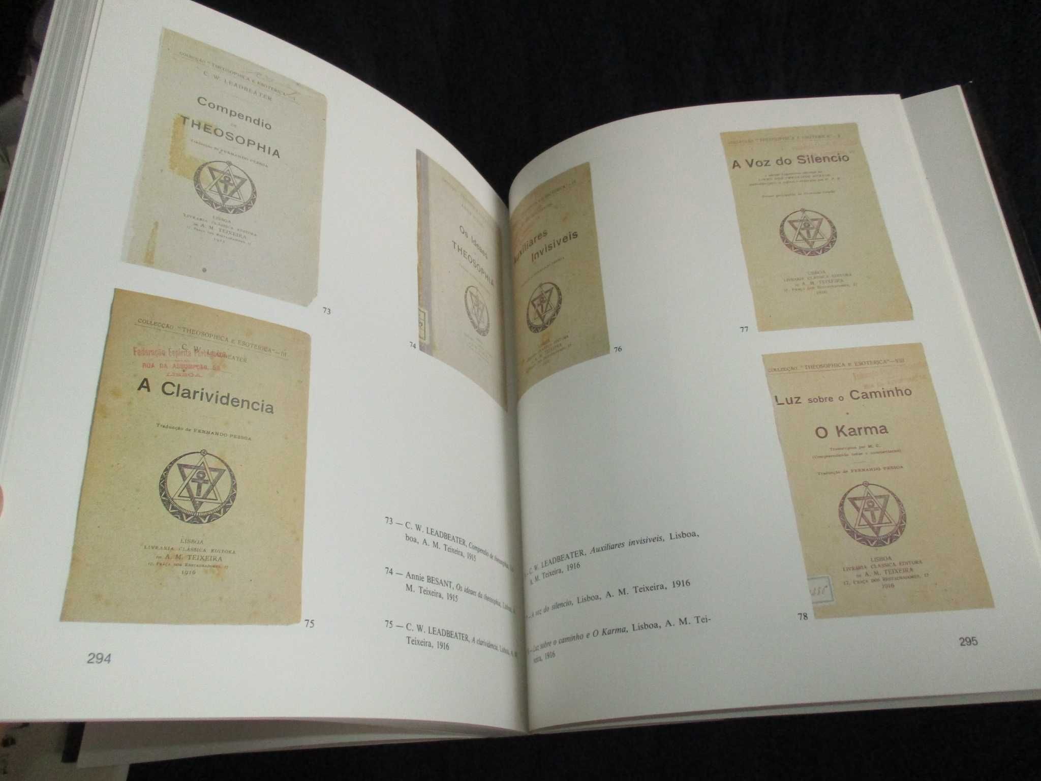 Livro Fernando Pessoa Fotobibliografia 1902 a 1935 INCM