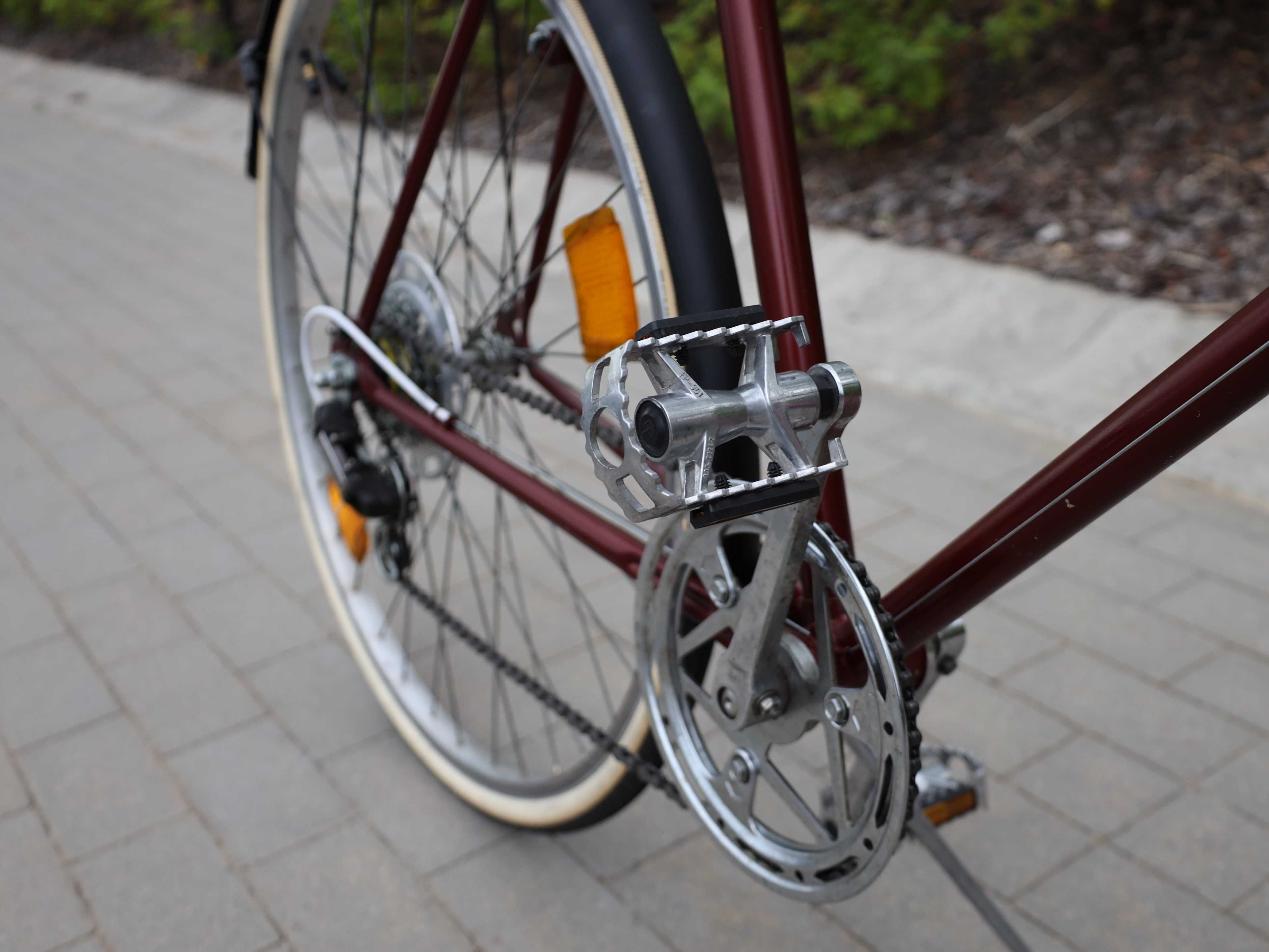Rower miejski - Custom BIKE - 5 biegów - Vintage - Ręczne malowanie