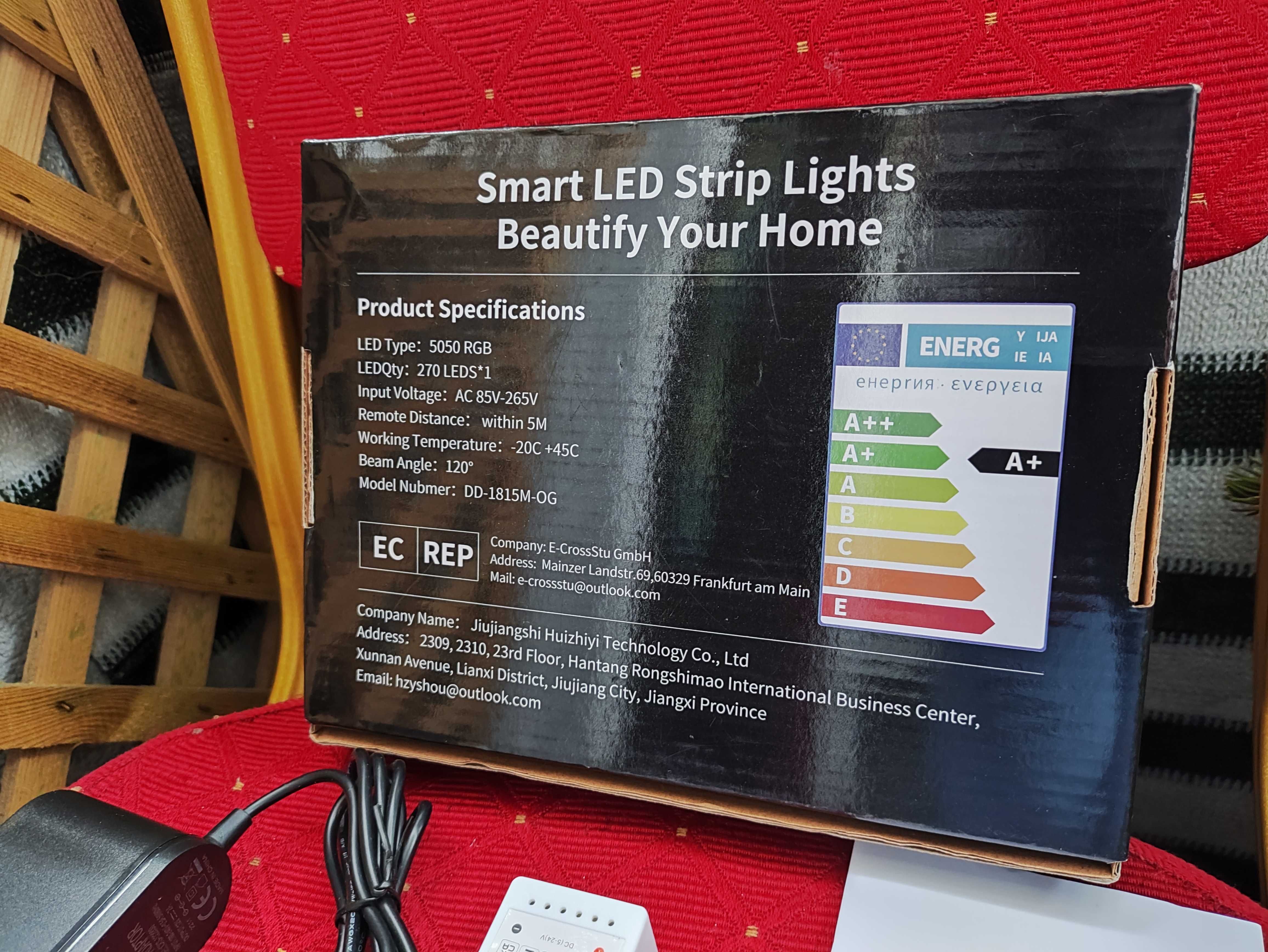 Taśma LED 15m Lampki Lampka Lampy RGB 5050 Bluetooth Android iOS diody