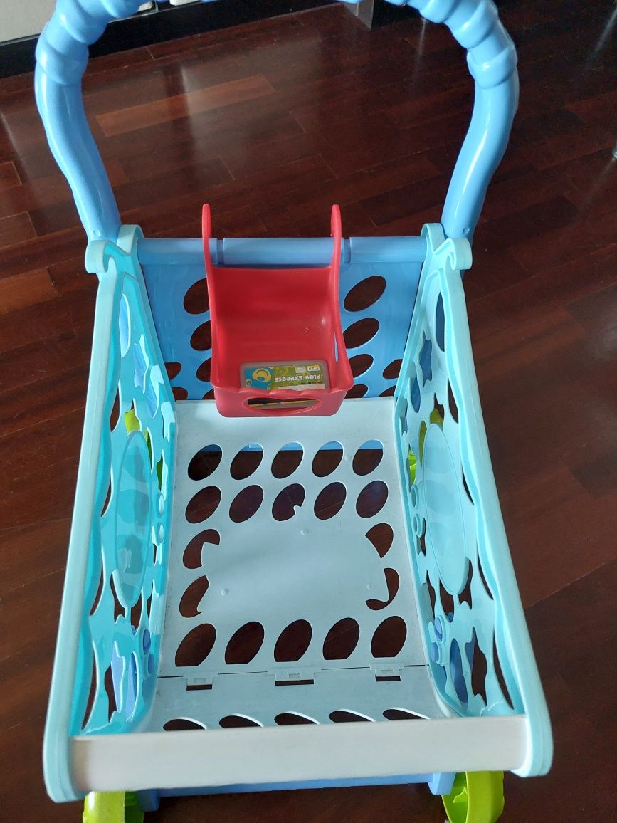 Carrinho de compras de brincar