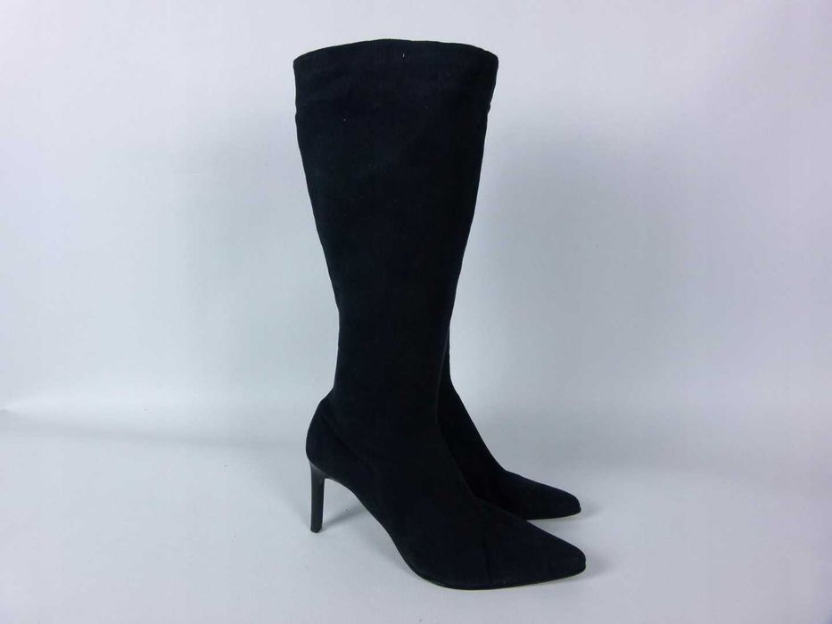 Prentiss zamszowe kozaki tkanina zamszowa / 40