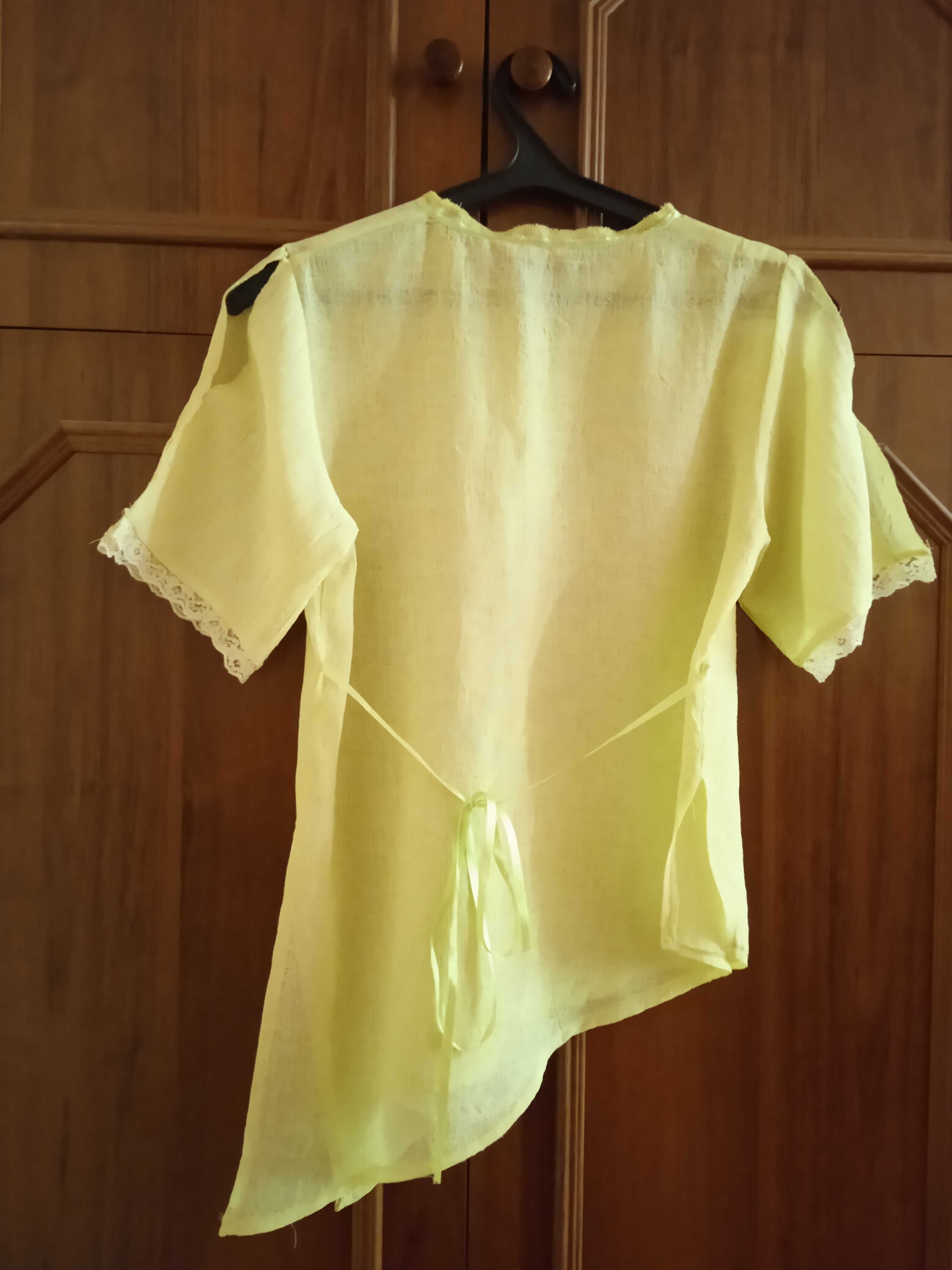 Блуза салатового цвета для девочки