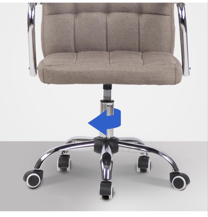 Cadeira de escritório bege