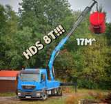 Transport HDS, Usługi dźwigowe HDS 8t, usługi transportowe HDS