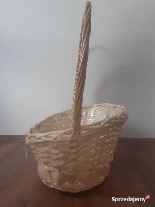 Kosz wiklinowy z rączką Kosz prezentowy Koszt ekspozycyjny