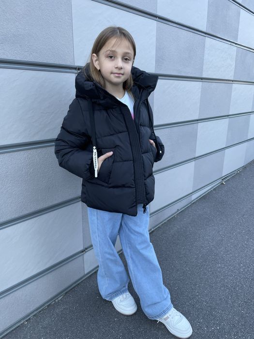 Зимовий пуховик на дівчат зростання 122-140р