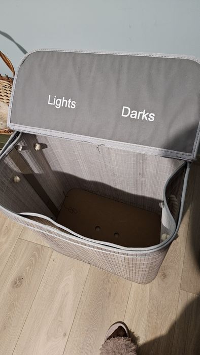 Bambusowy kosz na pranie  100L