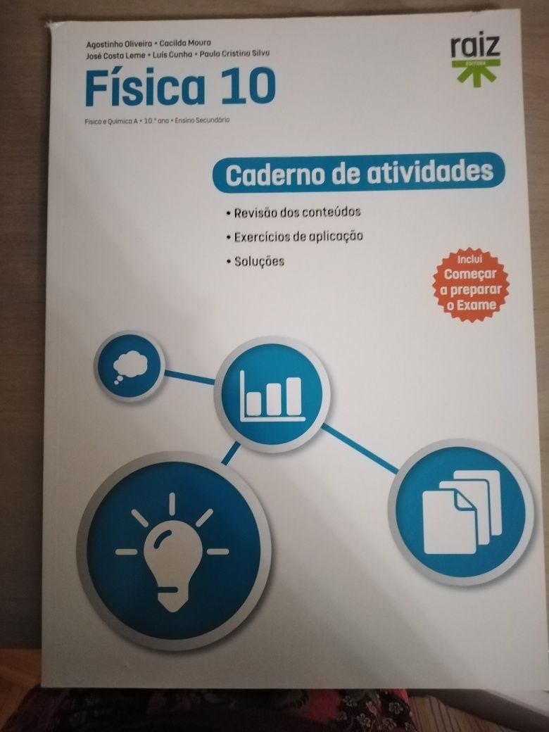 Caderno de atividades Física 10°ano Raiz