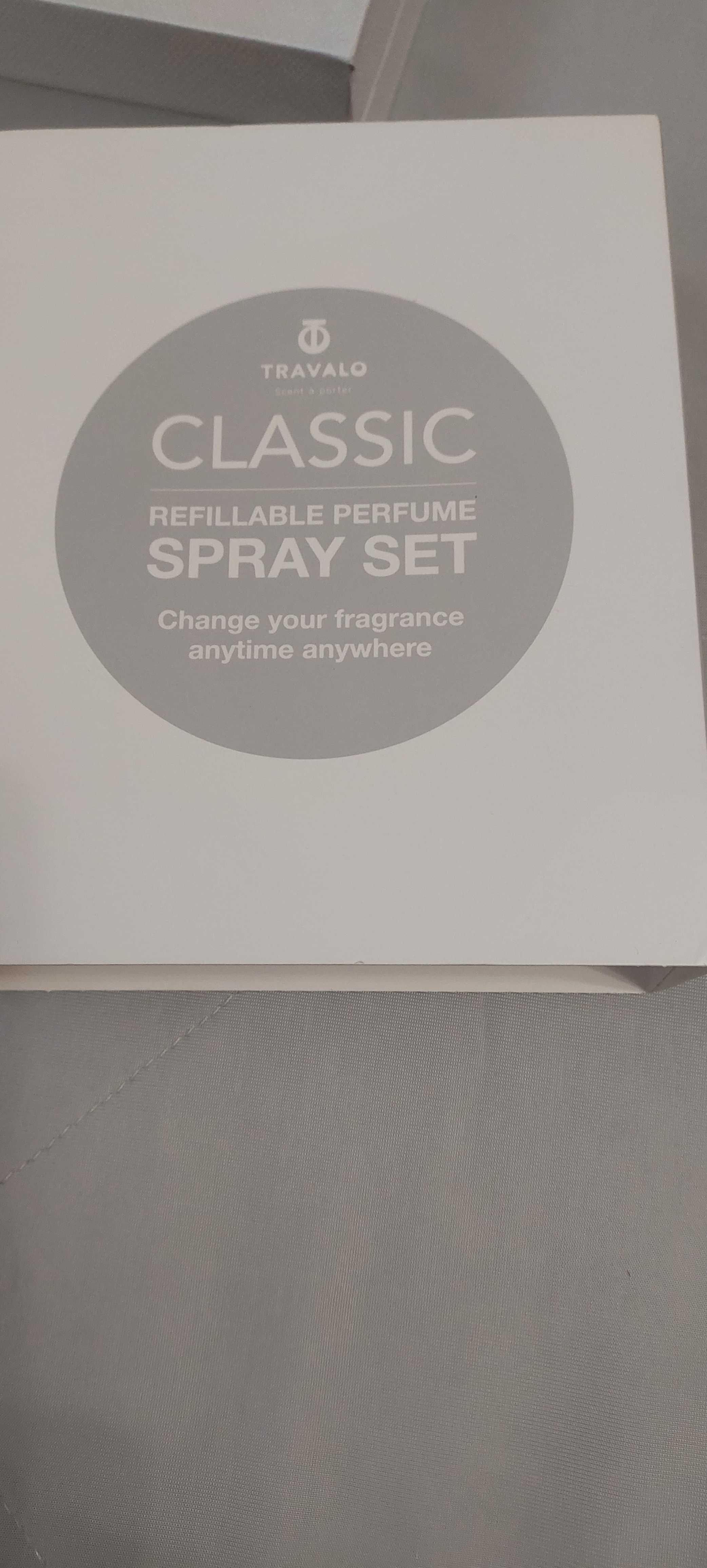 Travalo Classic HD napełnialny flakon z atomizerem 3x5ml