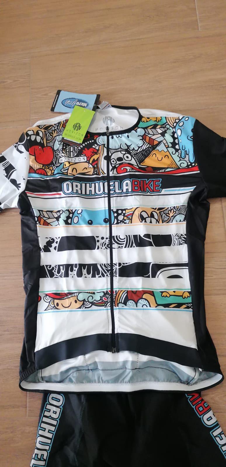 Roupa De Ciclista Nova a Estrear Conjunto Profissional Tecido A.Qualid