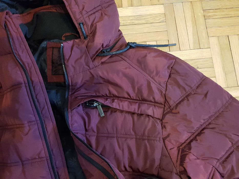 Nowa męska kurtka zimowa* Diverse EXPE r. XXL bordowa! Okazja!