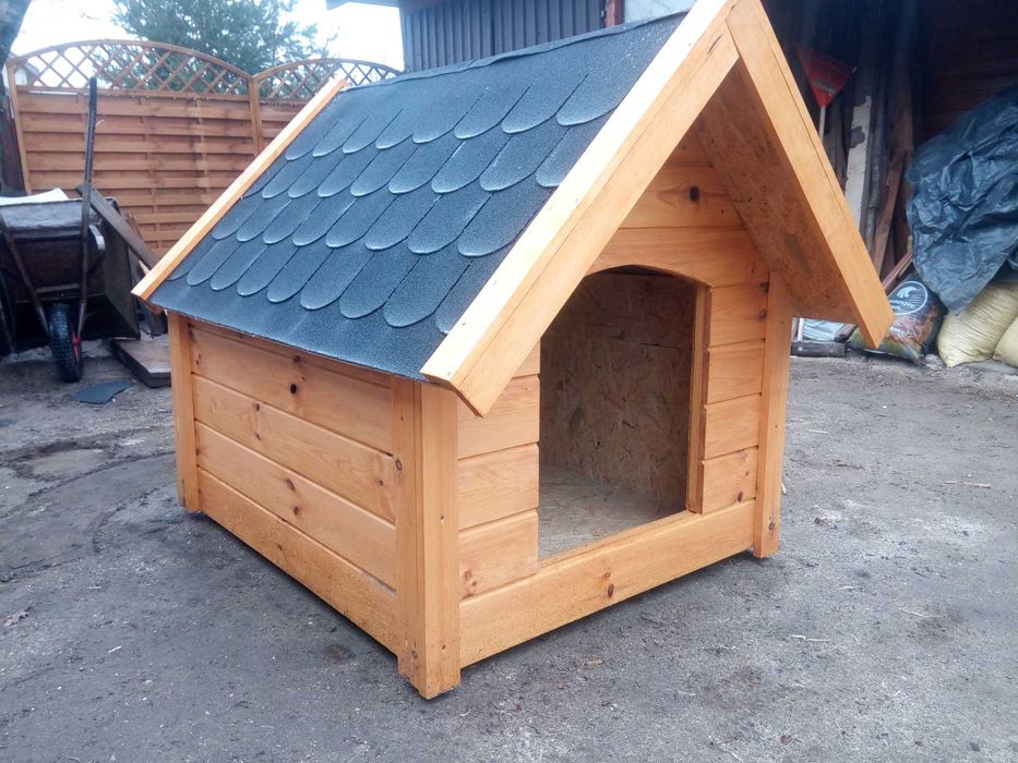 buda dla psa ocieplona solidna owczarek różne rozmiar dostepna od reki