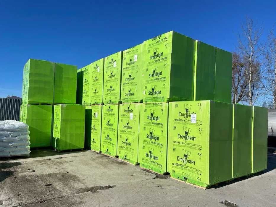 Газоблоки Стоунлайт та UDK Блоки з відсіву Бруківка Цегла лицювальна
