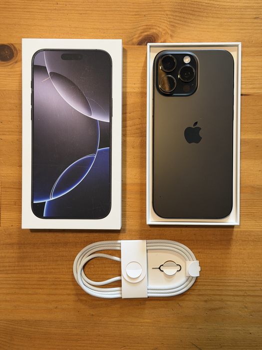 Iphone 16 Pro Max 512 GB gwarancja black titanium czarny