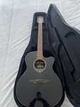 Guitarra Acoustica Lag Tramontane Model100ACE-BLK