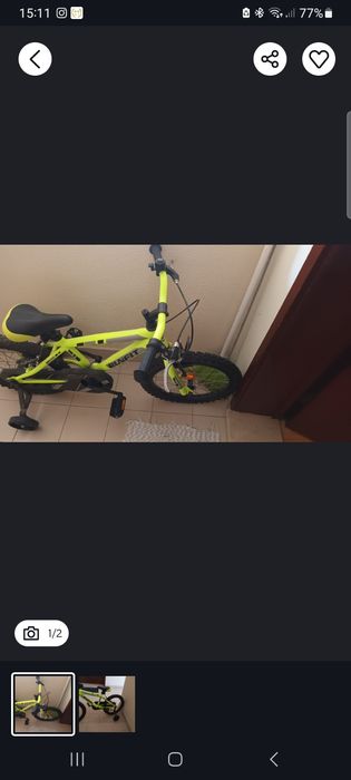 Bicicleta de criança