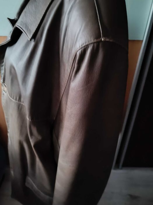 Kurtka skórzana męska