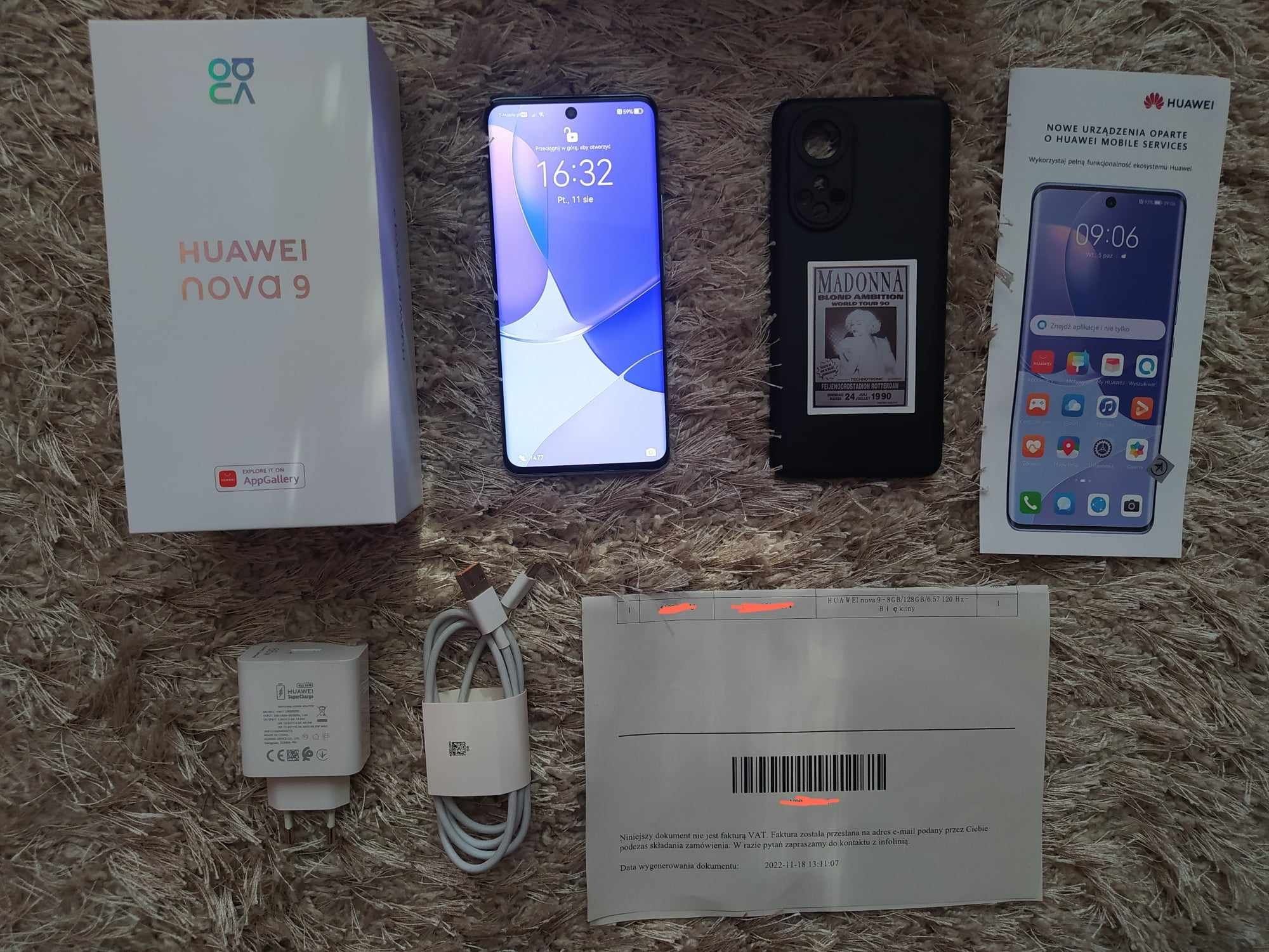 Huawei Nova 9 - Doskonały Stan! Oryginalne Akcesoria!