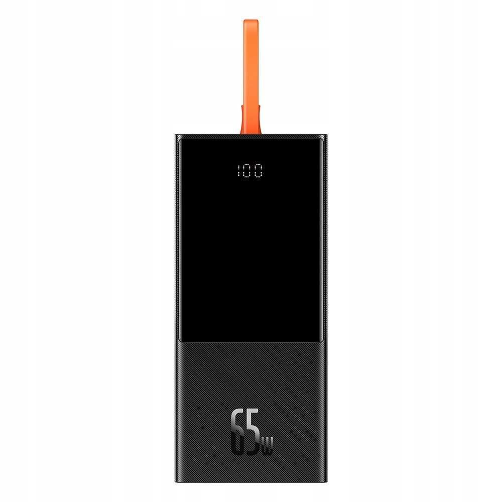 повербанк Baseus Elf Digital Display 65W 20000mAh Black PPJL000001