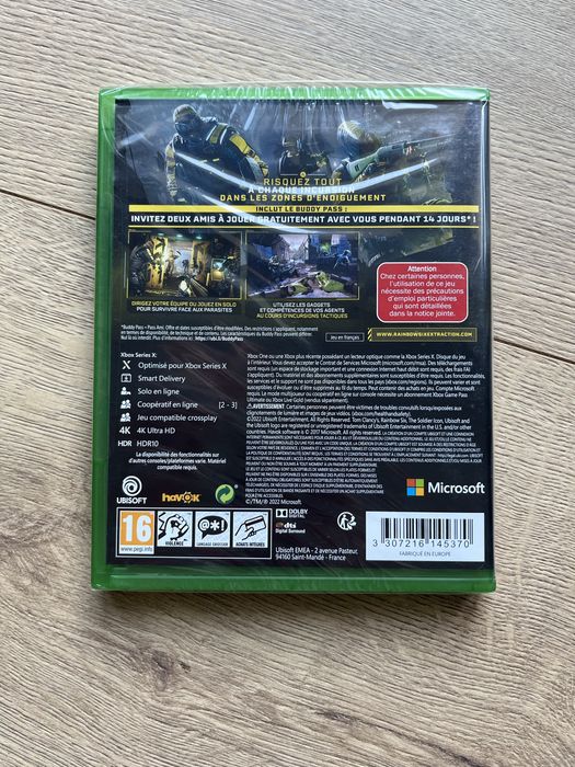 Nowa Rainbow Six Siege Extraction gra xbox One/X PL