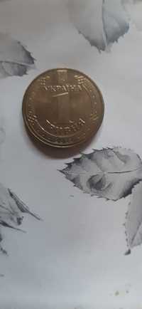 Монета 1 гривна 2001 год.Владимир Великий в отличном состоянии.Смотрит