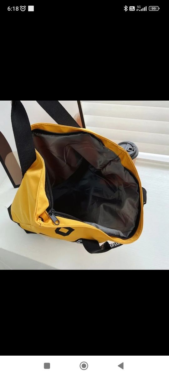 Hit shopper torba sportowa szkoła studiaPink VS casual