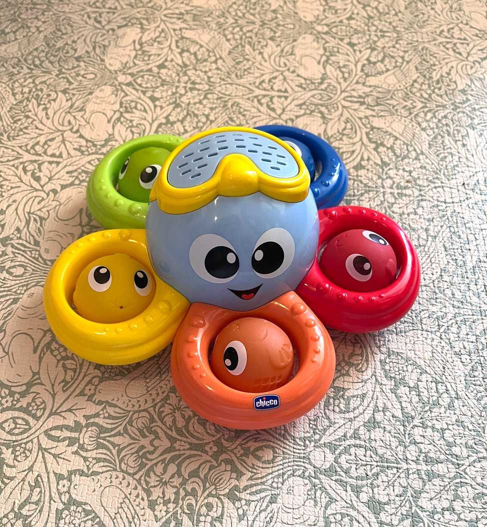 Chicco Billy the Octopus Bath Toy - Como Novo