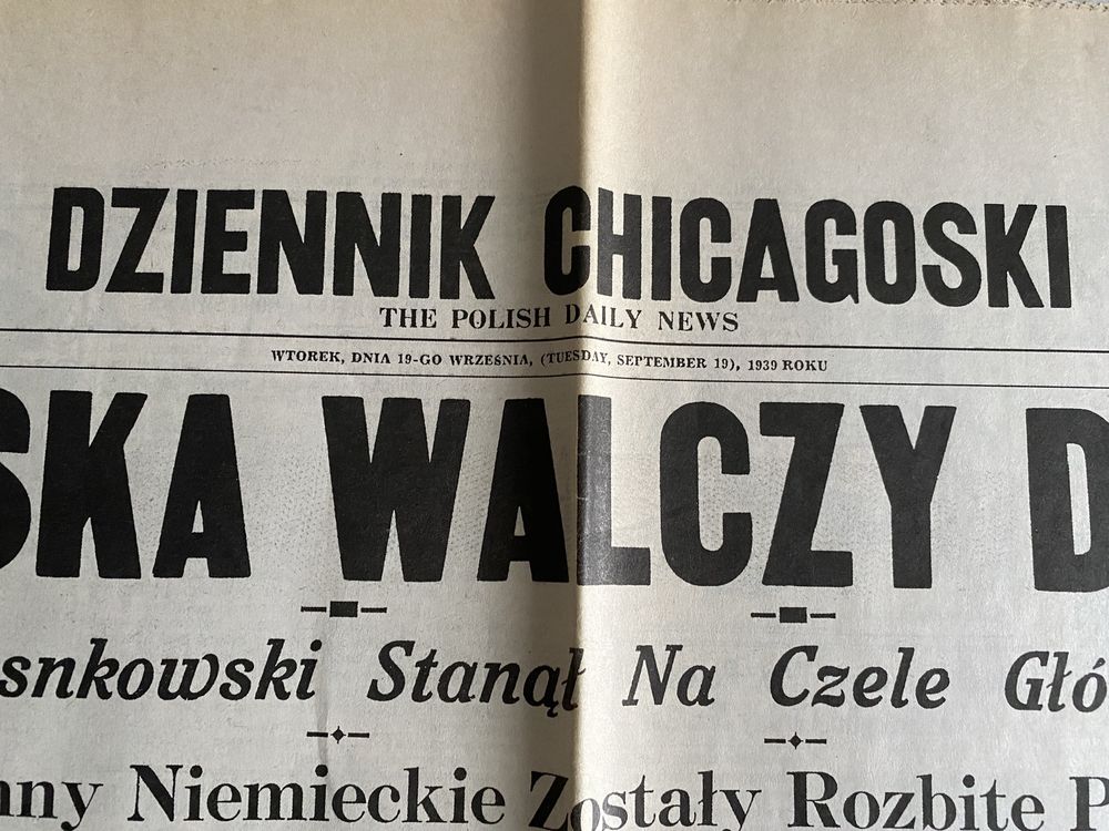 Komiks gazetowy z 1939 r.