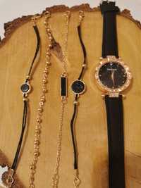 Zestaw prezentowy zegarek plus 4 bransoletki