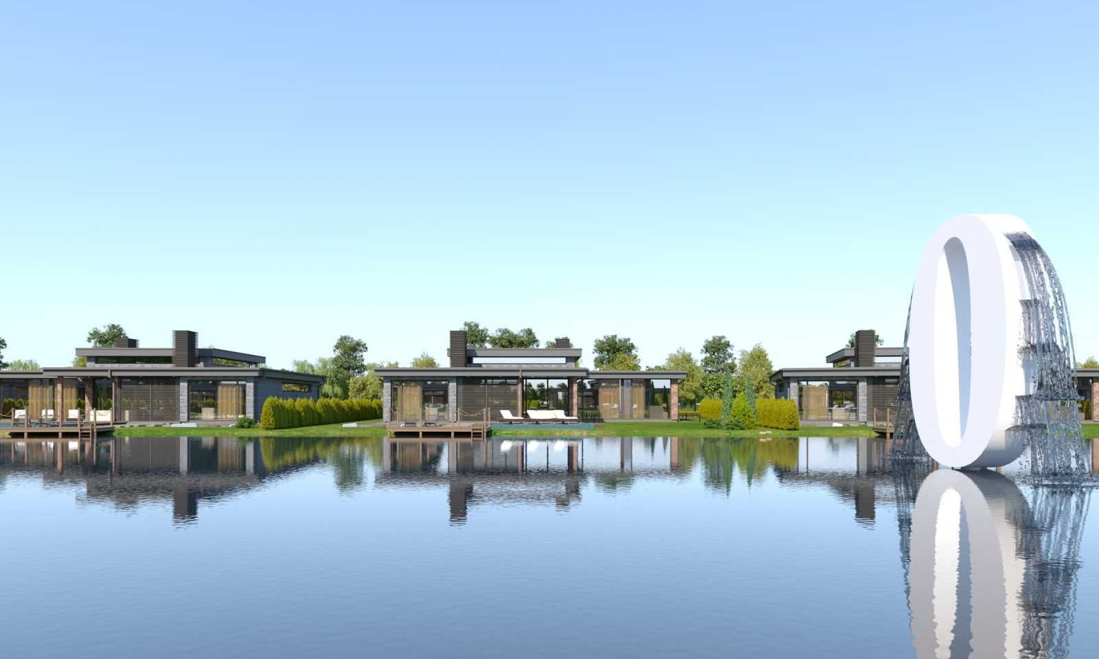 Автономний будинок на березі власного озера!