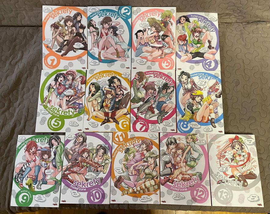 Manga Podejrzane Sekrety tomy 1-13 komplet