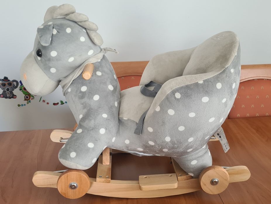 Konik na biegunach jeżdzik bujak osiołek kinderkraft