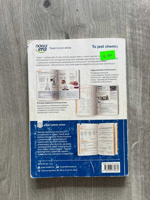 To jest Chemia 1 podręcznik zakres rozszerzony Nowa Era