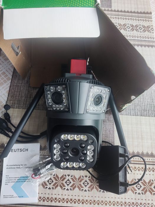 Wi-fi Ip-камера 5K 12Mp(3*4mp)