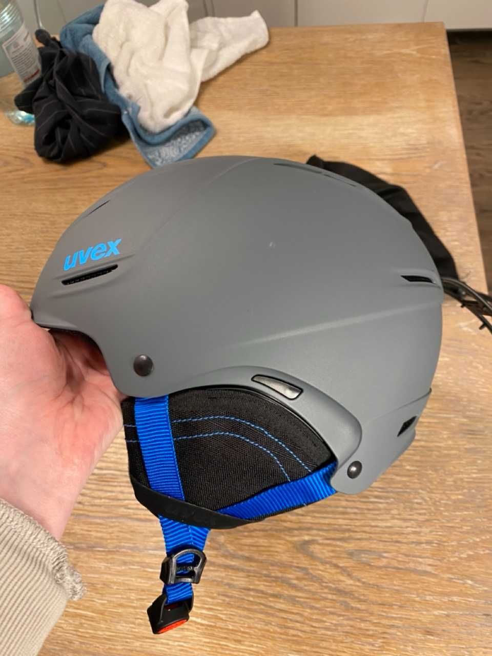 KASK NARCIARSKI I SNOWBOARDOWY Uvex p1us 2.0, rozmiar 52-55 cm