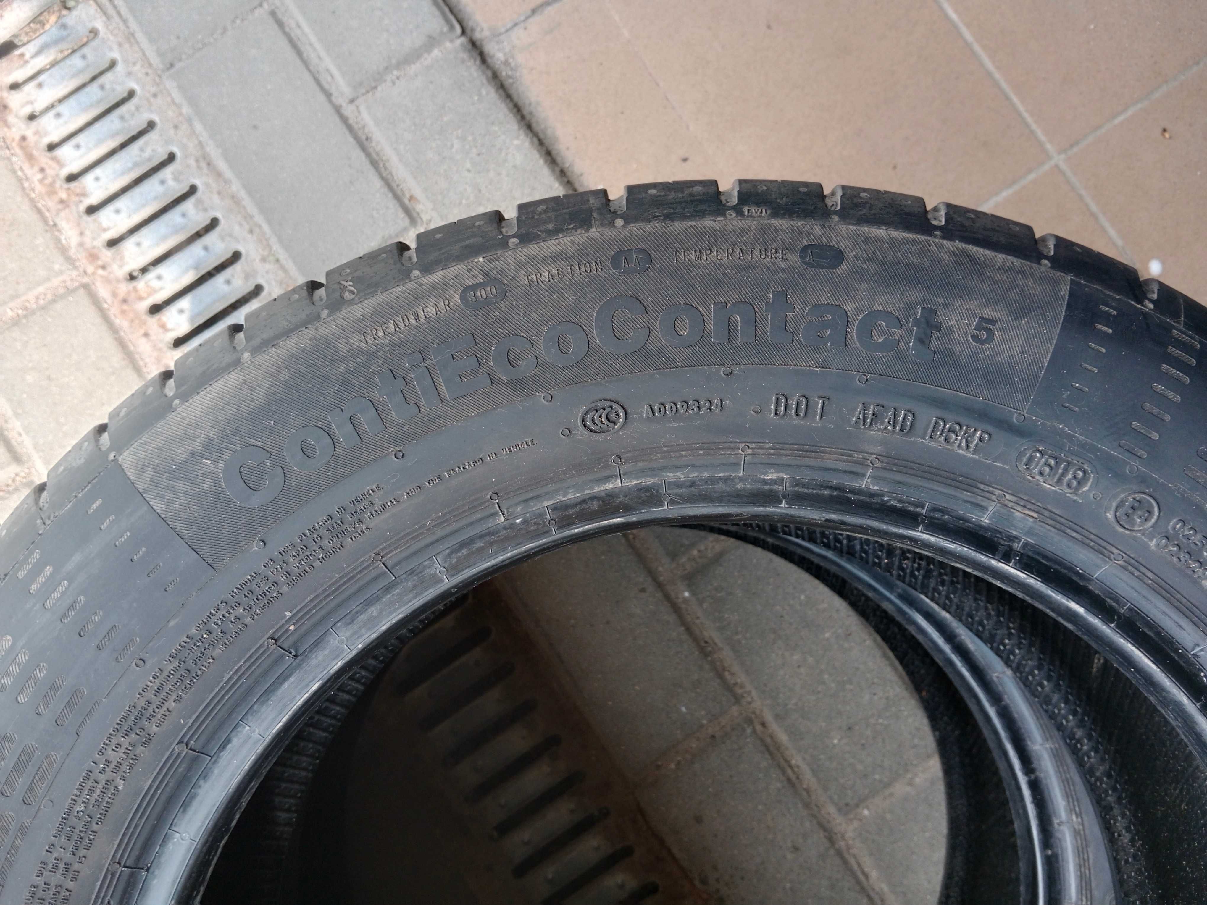 Opony używane 185/65R15 Continental ContiEcoContact 5 1szt.