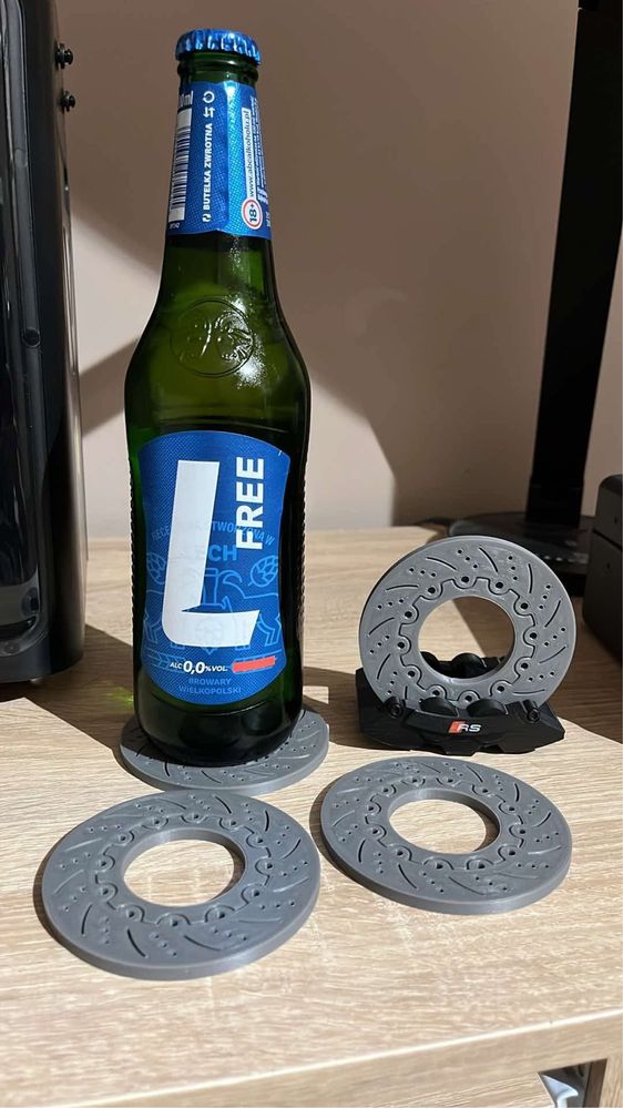 Podkladka pod kubki druk 3d audi rs