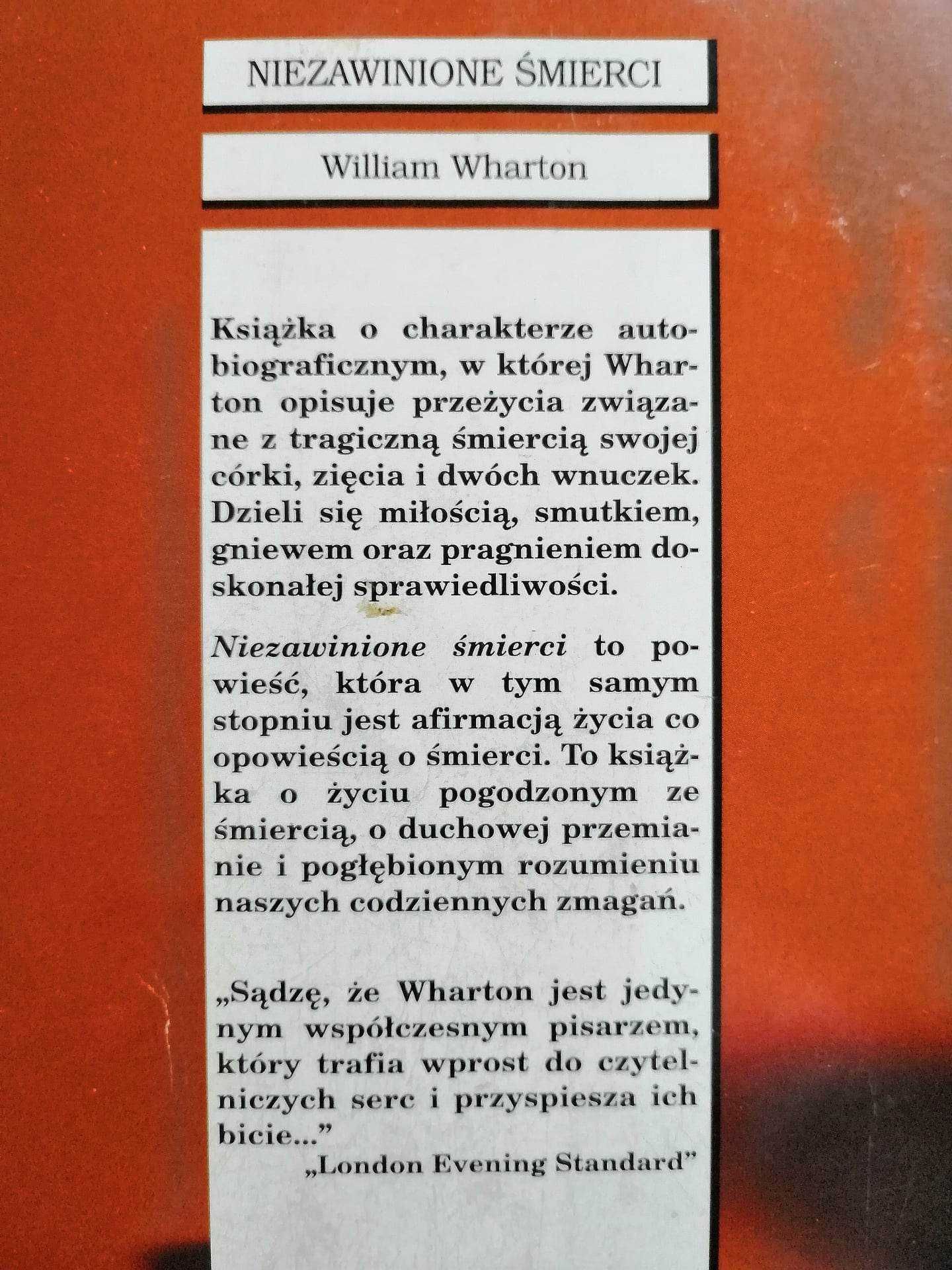 Niezawinione śmierci - William Wharton i Przygody wojaka Szwejka