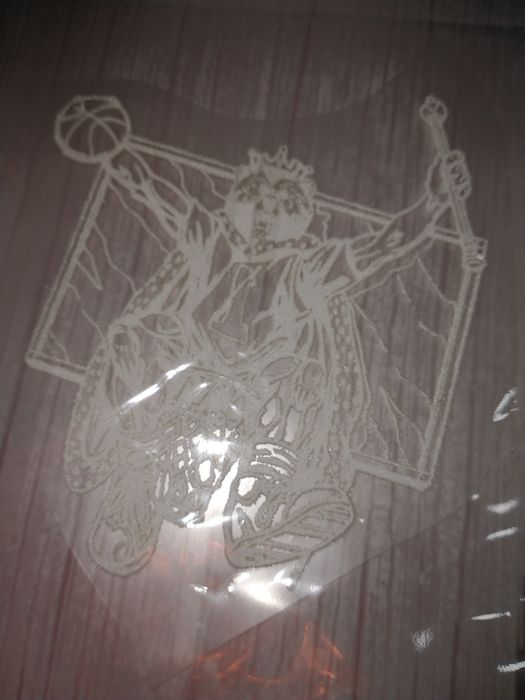 Наліпка баскетболіст. Люмінісцентна