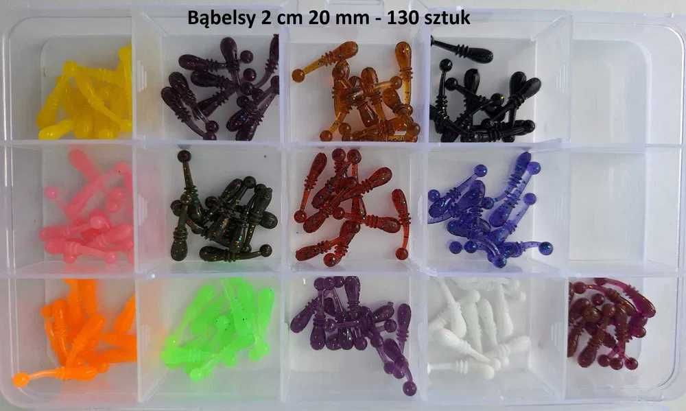 Bąbelsy 2 cm 20 mm 130 sztuk przynęt na białoryb #wzdręgi #płocie