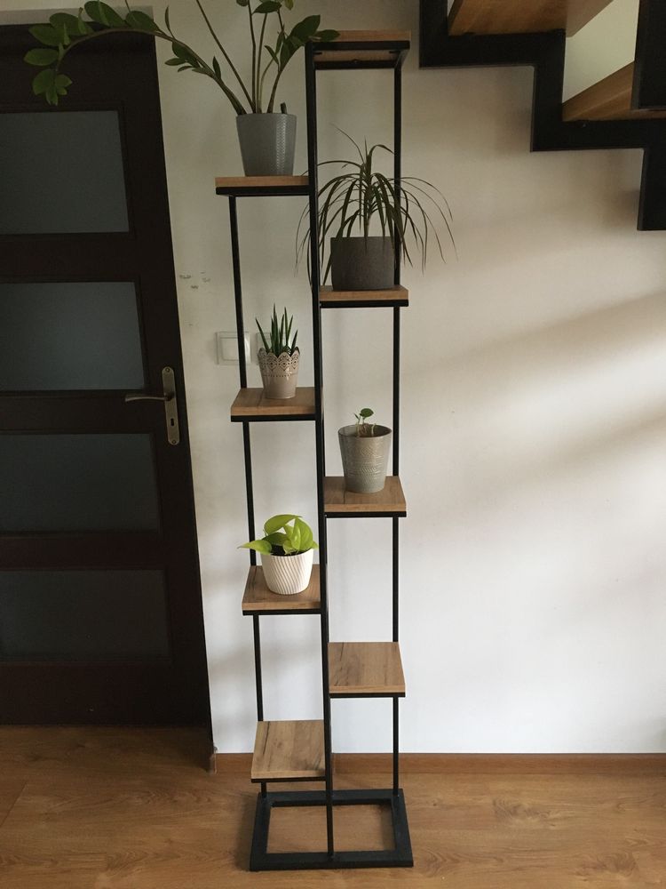 Kwietnik loft dąb kraft