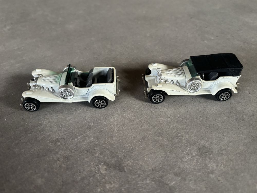 Resoraki Majorette 2X Excalibur Oldtimer made in France