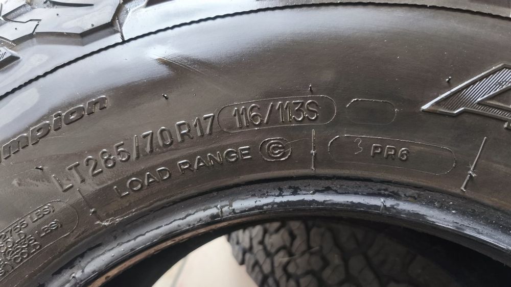 Opony BFG ko2 285/17/70