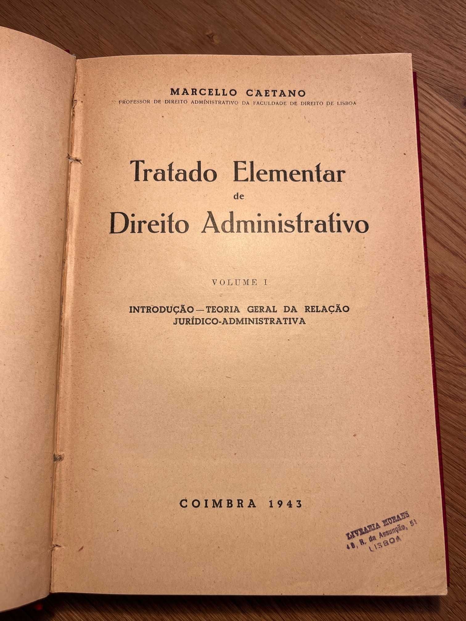 Tratado Elementar de Direito Administrativo (M. Caetano)