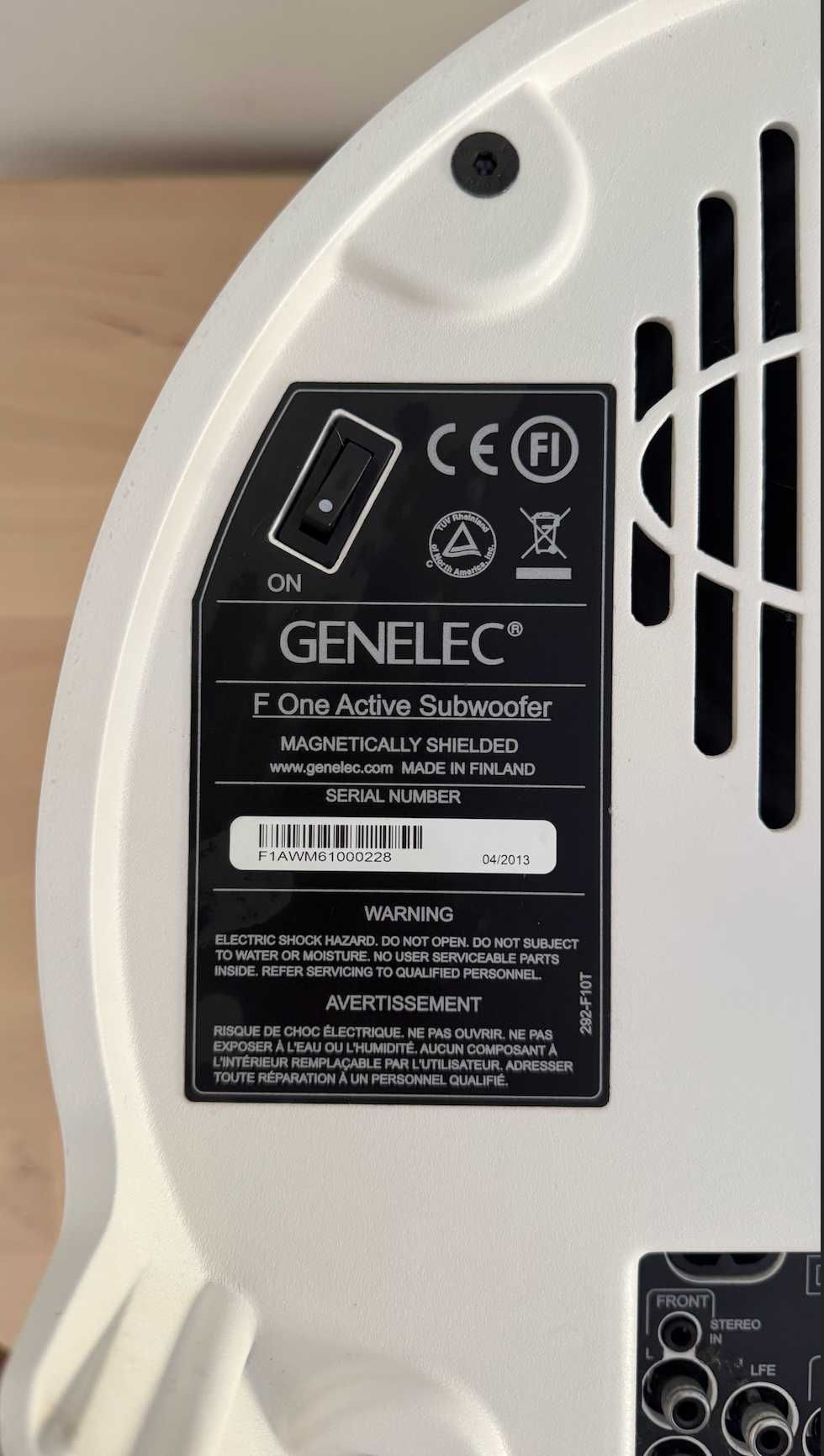 Genelec F One Subwoofer