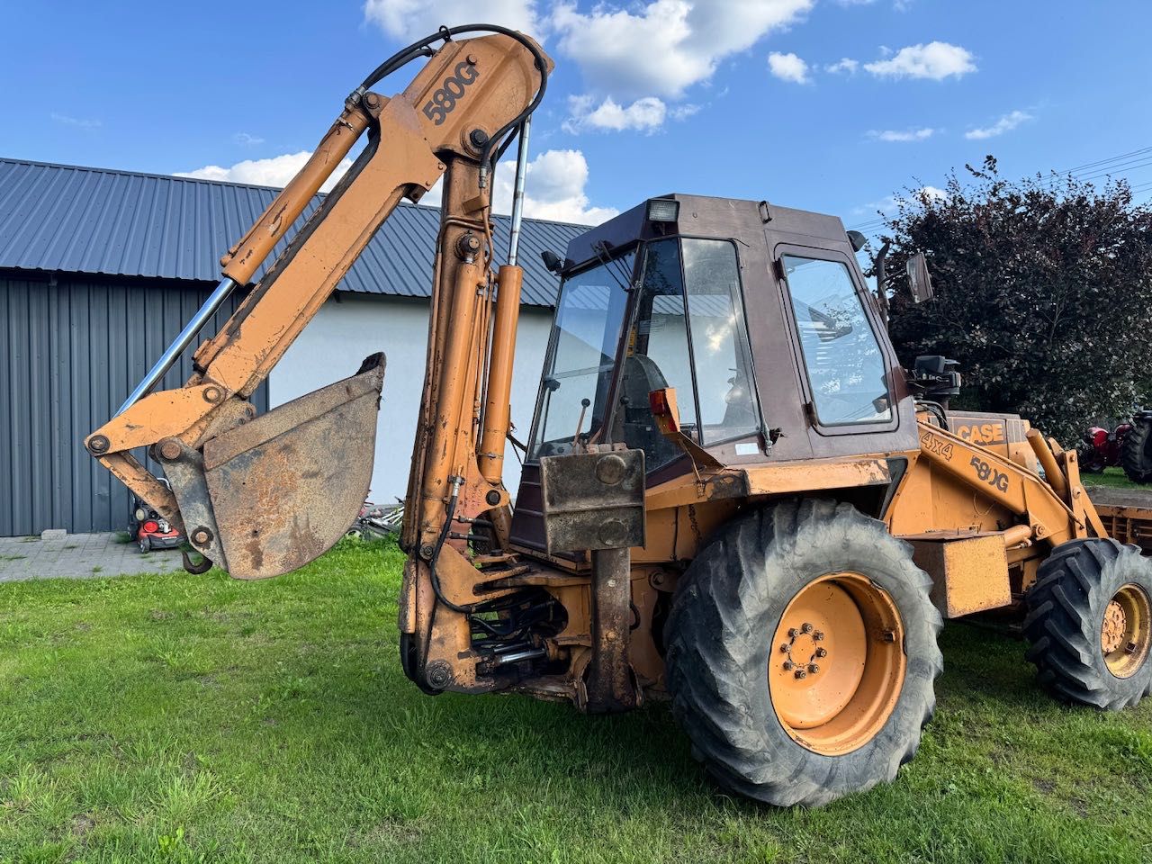 Koparko ładowarka Case 580G łyżko-krokodyl teleskop 4x4