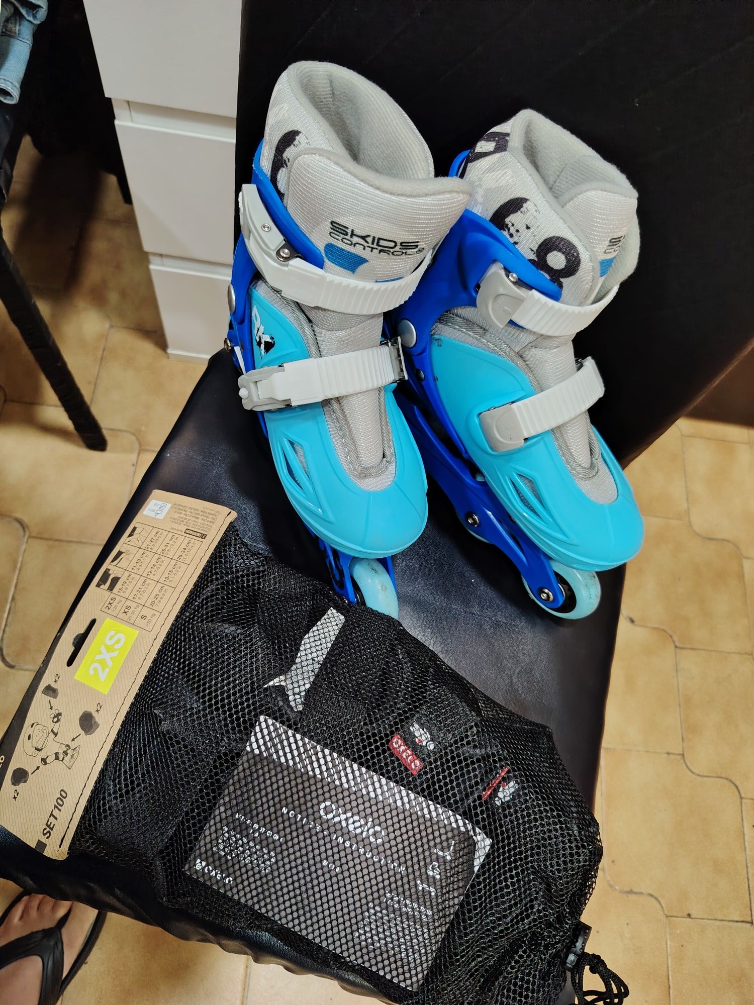 20€ patins instensivel tam 30 ao 33entrego em Rio tinto