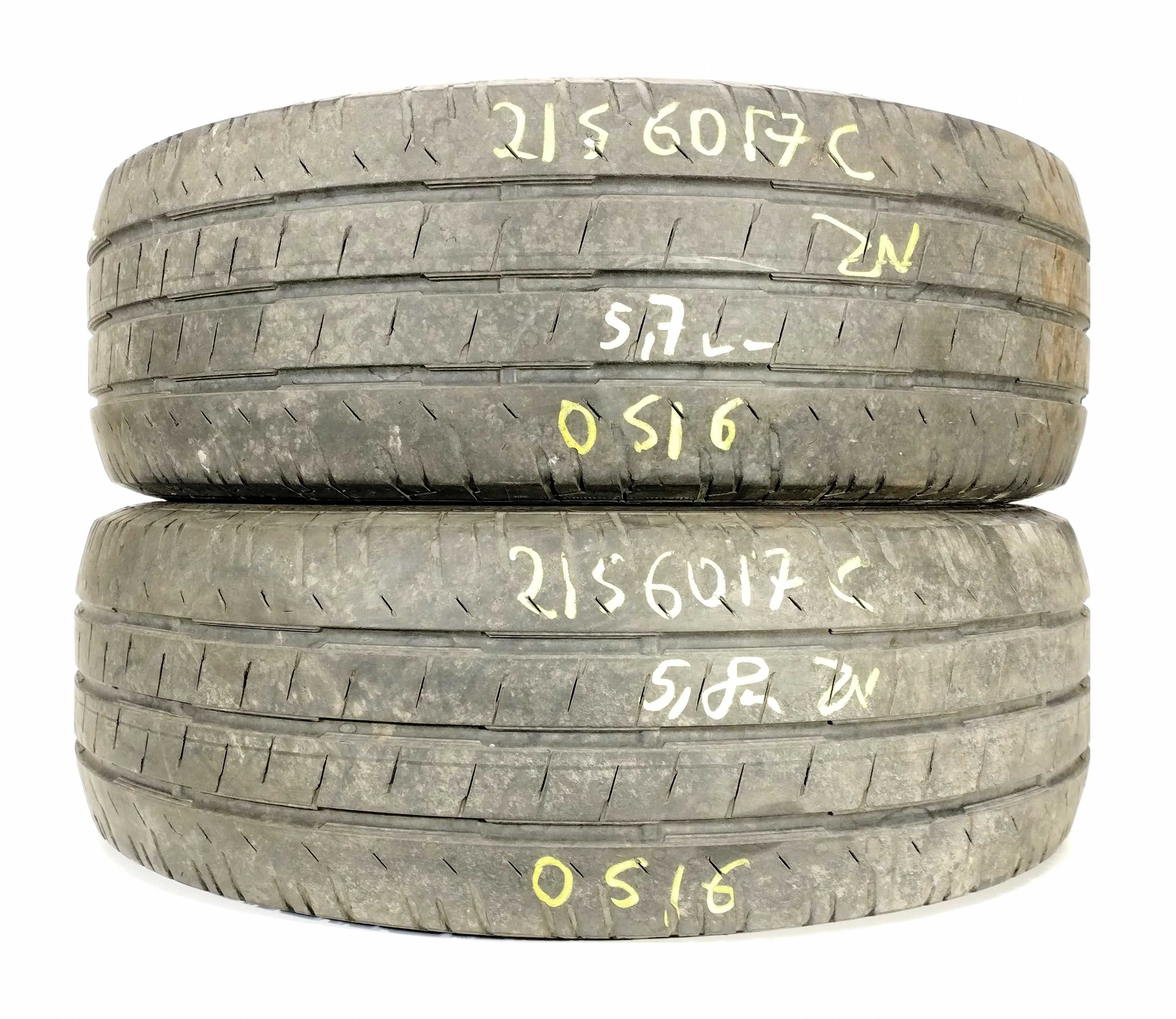 2x 215/60 R17C Continental VC200 opony letnie 5,7 mm /  montaż