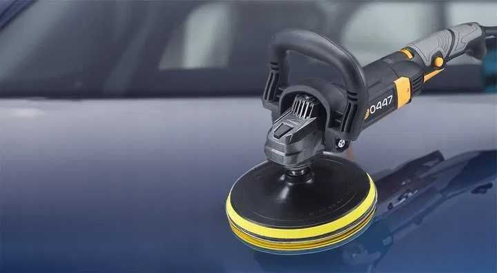 Polerka Samochodowa Szlifierka Z Regulacją Obrotów 2600w + 4x Gąbka